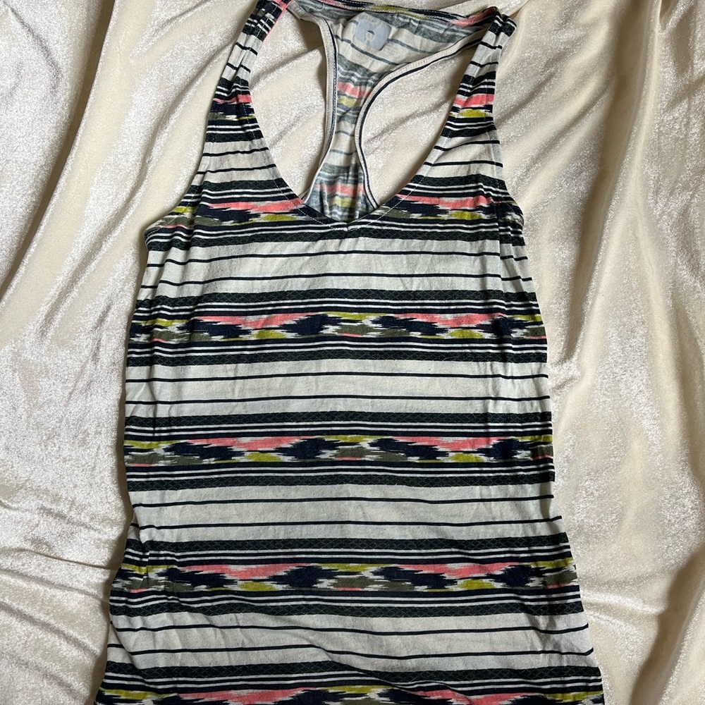 BDG Urban Outfitters racer back tribal stripe tank XS